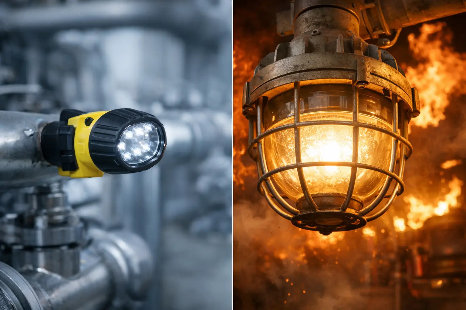 Intrinsically Safe vs Explosion Proof Lighting