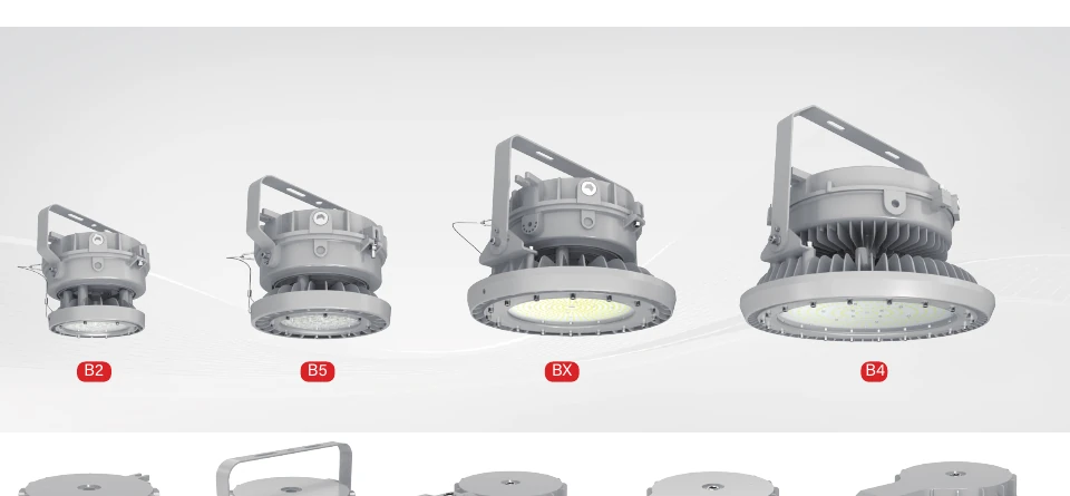 EPC-B B2, B5, BX and B4 hazardous-location LED luminaire family